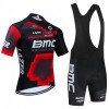 Fietskleding (Fietsshirt + Korte Koersbroek) 2024 BMC-Switzerland - Zwart